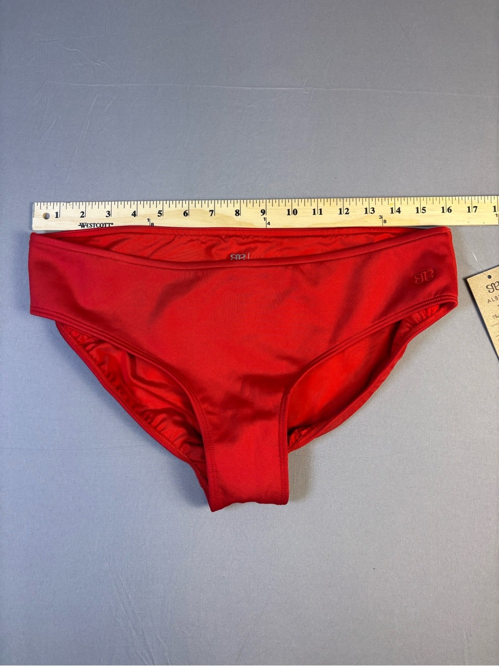 NWT Albion Fit Swim Red Crush Bottoms Size Large - Picture 2 of 6
